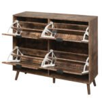 4 Door Freestanding Modern Shoe Rack for Entryway - Image 22