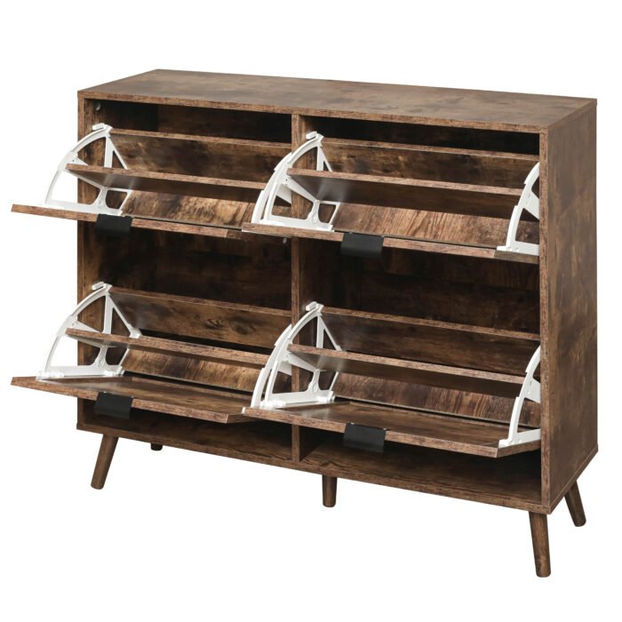 4 Door Freestanding Modern Shoe Rack for Entryway - Image 22