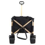 Heavy Duty Folding Wagon Cart for Sand with Big Wheels - Image 9