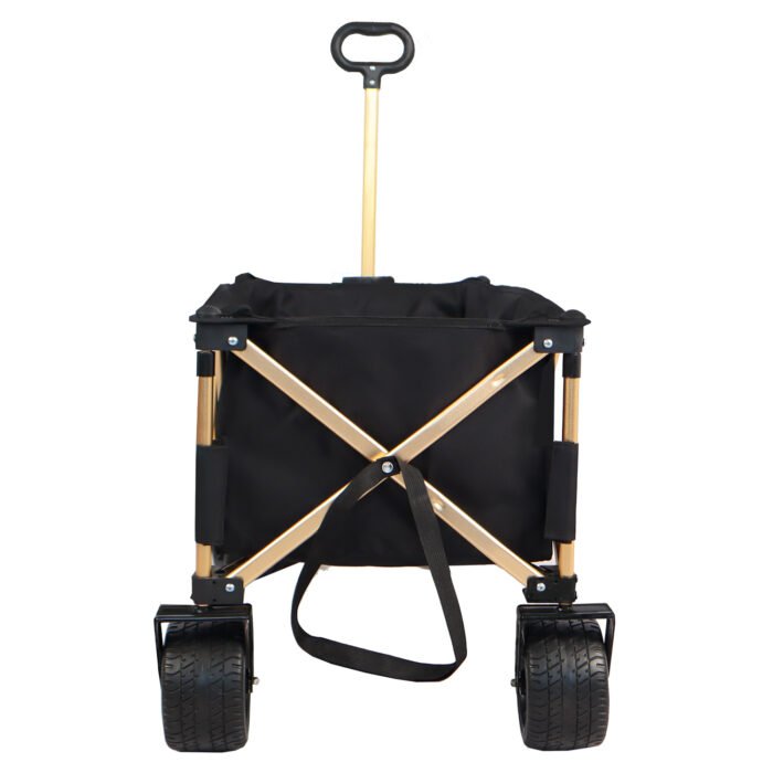 Heavy Duty Folding Wagon Cart for Sand with Big Wheels - Image 9