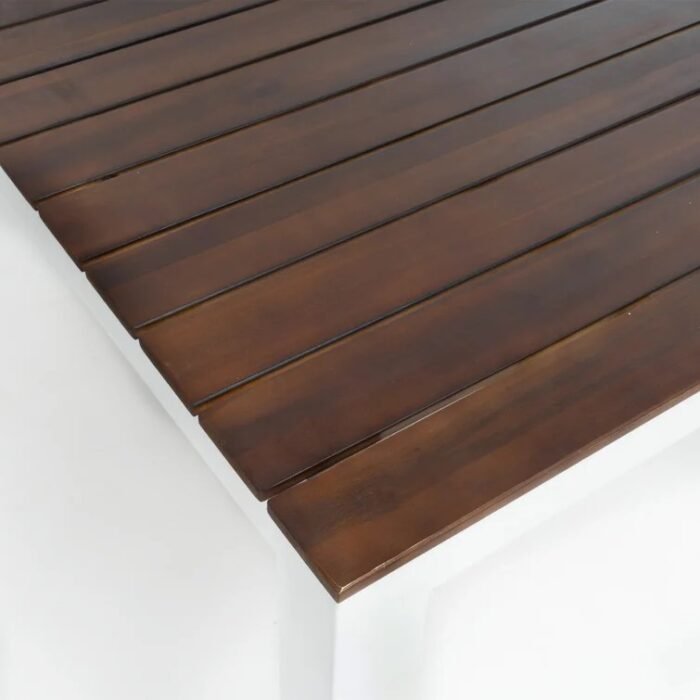 Bali Acacia Wooden Dining Bench（Set of 2） - Image 5