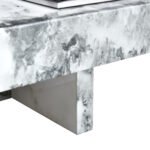 Modern and practical coffee table black with white marble pattern imitation - Image 20
