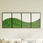 WaveMoss Metal Wall Art 4pcs Set - Image 2