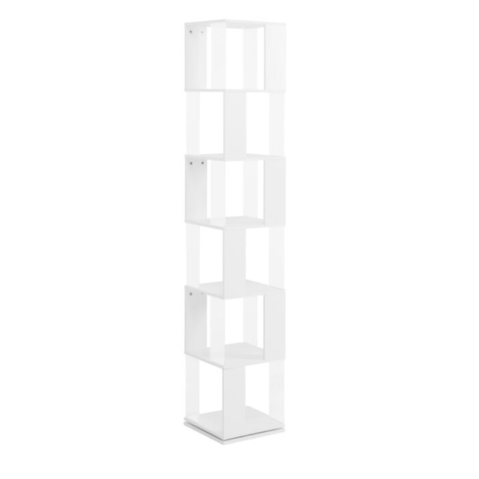 6-layer rotating acrylic board simple multi-functional bookshelf - Image 15