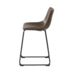 Vintage Style Brown 24-Inch Counter Stool (Set of 2) - Image 9