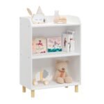 Kids 3-Tier Bookcase  Children's  Display and Toy Storage Cabinet Organizer - Image 5