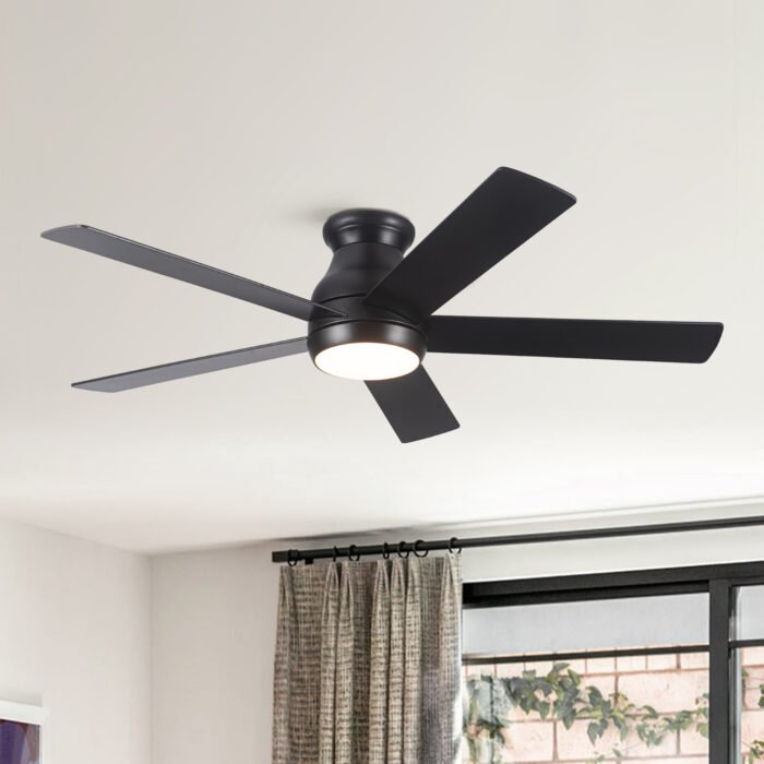 52" Low Profile Ceiling Fan with Lights - Image 3