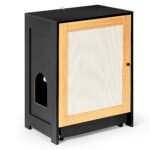 Cat Litter Box Enclosure with sisal door - Image 8