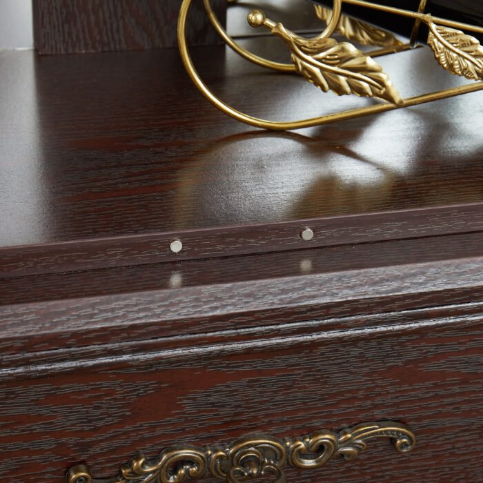 Glass Curio Cabinet with adjustable glass frame - Image 6