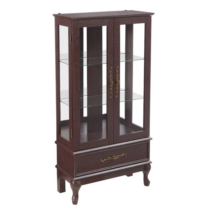 Curio cabinet with adjustable glass frame - Image 7