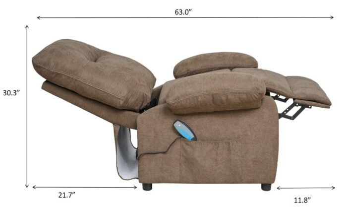 Recliner Chair with Message and Heater and Manual Control - Image 9