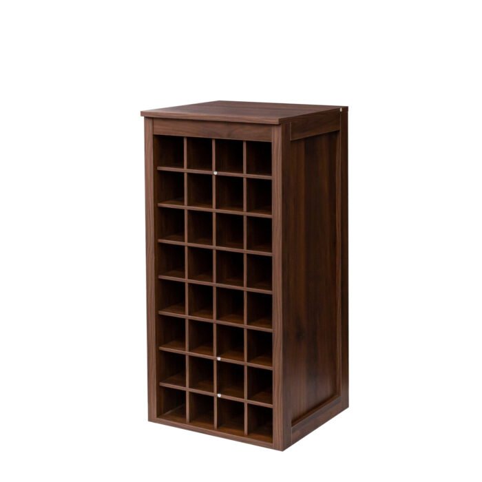brown walnut color modular 32 wine bar cabinet Buffet Cabinet - Image 7