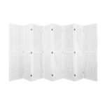 8 Panel Wooden Folding Room Divider Display - Image 6