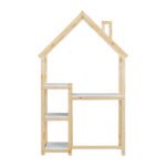 House-shaped Wooden writing Desk Kids study Table Bookshelf - Image 14