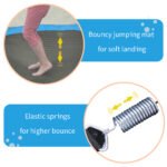 55'' Toddlers Trampoline with Safety Enclosure Net and Balls - Image 12