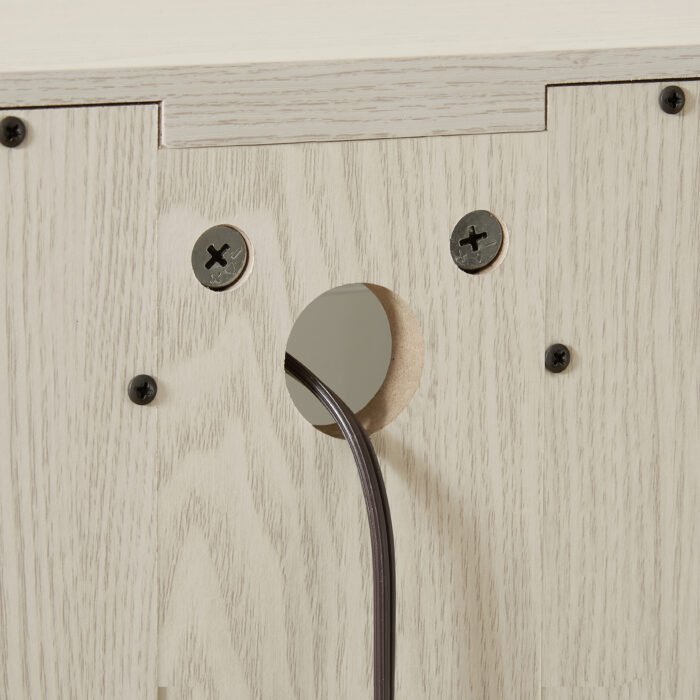 Dual door Curio cabinet with tempered glass doors - Image 8