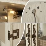 Dual door Curio cabinet with tempered glass doors - Image 9