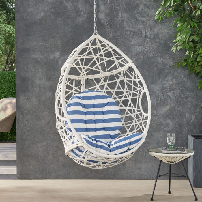 Marlin Hanging Egg Chair-Basket - Image 3