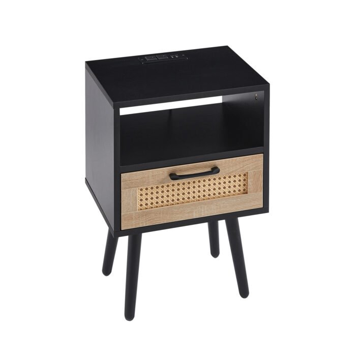 Armando Living Room Side Cabinet Corner Cabinet Bedroom Night Stand - Image 6
