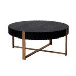 Modern Handcraft  Round Drum Coffee Table (31.5 inch) - Image 9