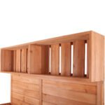 Large Wooden Farmhouse Rustic Outdoor Potting Bench Table - Image 17