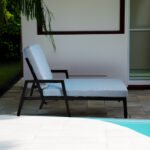 3PC Outdoor Aluminum Patio Furniture Chaise Lounge (Set of 2) - Image 2