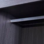 Full Size Murphy Bed with Wardrobe and Drawers, Gray - Image 18