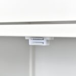 Kitchen Island Cart with Solid Wood Top and Locking Wheels (White) - Image 16