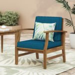 Perla Club Chair Blue - Image 2