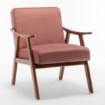 Mid-Century Modern Chair with Solid Wood Frame - Image 3