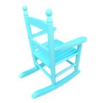Children's rocking light Light Blue chair- Indoor or Outdoor - Image 9