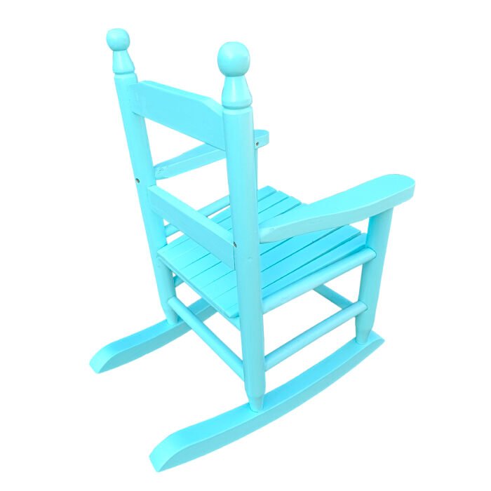 Children's rocking light Light Blue chair- Indoor or Outdoor - Image 9