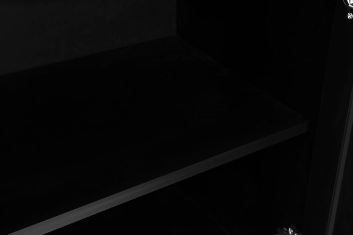 4 Door Wooden Twill Sideboard American Country Vintage Buffet - Image 11