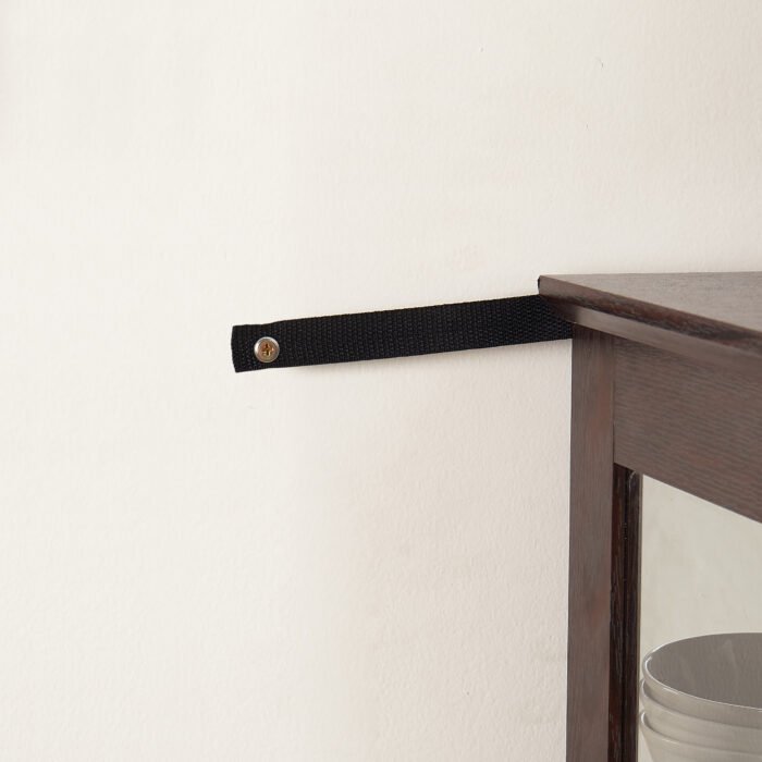 Glass Curio Cabinet with adjustable glass frame - Image 9