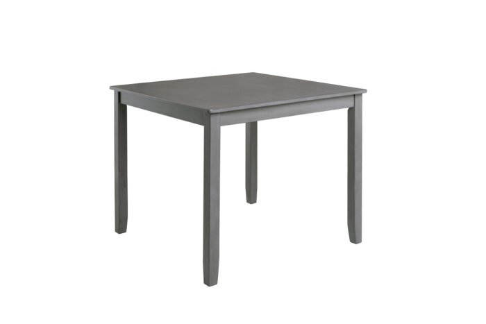 5 Piece Modern Square Wooden Dining Table with 4 Upholstered Chairs - Image 11