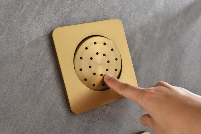 Shower System with Shower Head, Hand Shower Slide Bar  Bodysprays Shower Arm  Hose Valve Trim - Image 11