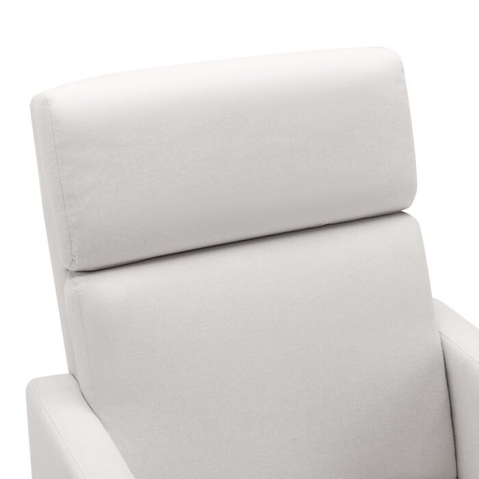 Modern Upholstered Rocker Nursery Chair, Off White - Image 20