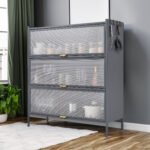 3 Tier Pantry Storage Cabinet Baker Racks for Kitchen with Storage Kitchen Pantry Storage Cabinet Microwave Rack Storage Rack