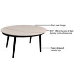 2PC Outdoor Aluminum Patio Furniture Modern Loveseat Sofa Conversation - Image 7