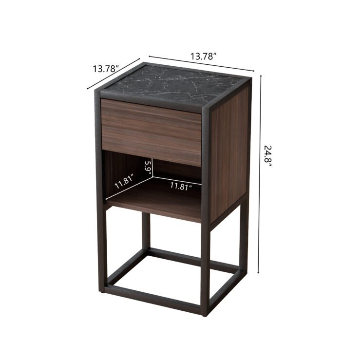 Armando Living Room Side Cabinet Corner Cabinet Bedroom Night Stand - Image 20