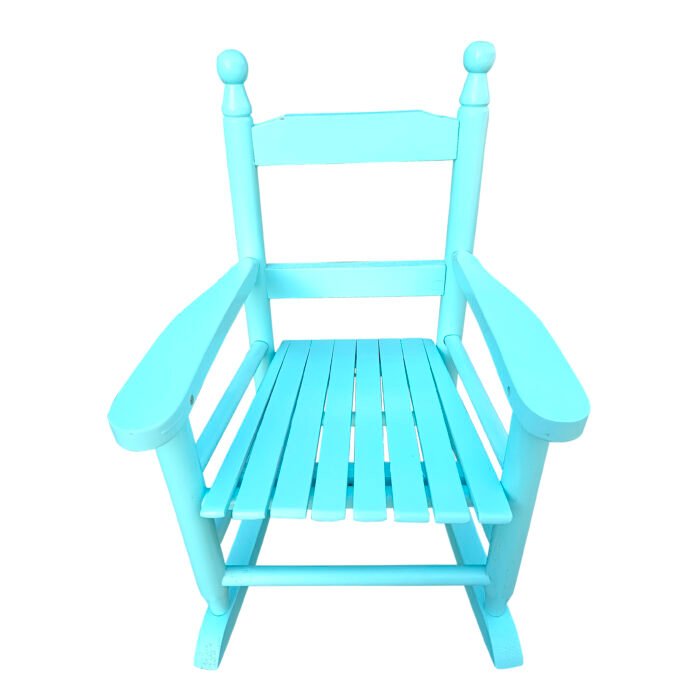 Children's rocking light Light Blue chair- Indoor or Outdoor - Image 3