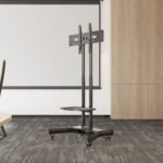 FANCO Universal Rotating TV Stand with adjustable tilt height (32-80 inch) - Image 5