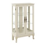 Dual door Curio cabinet with tempered glass doors - Image 4