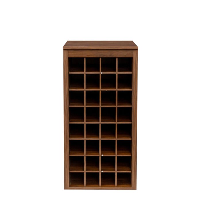 brown walnut color modular 32 wine bar cabinet Buffet Cabinet - Image 5