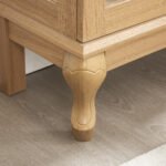 Dual door Curio cabinet with tempered glass doors - Image 4