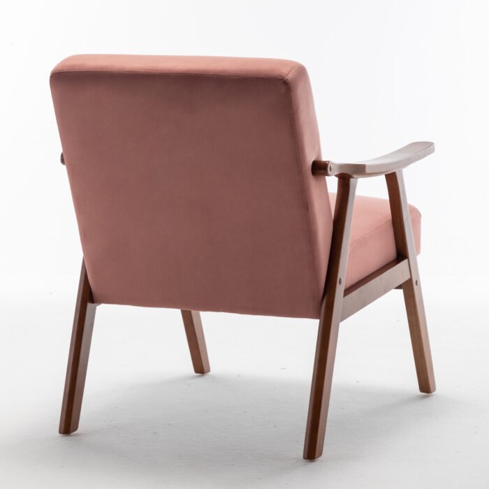 Mid-Century Modern Chair with Solid Wood Frame - Image 5