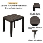 3PC Outdoor Aluminum Patio Furniture Chaise Lounge (Set of 2) - Image 7