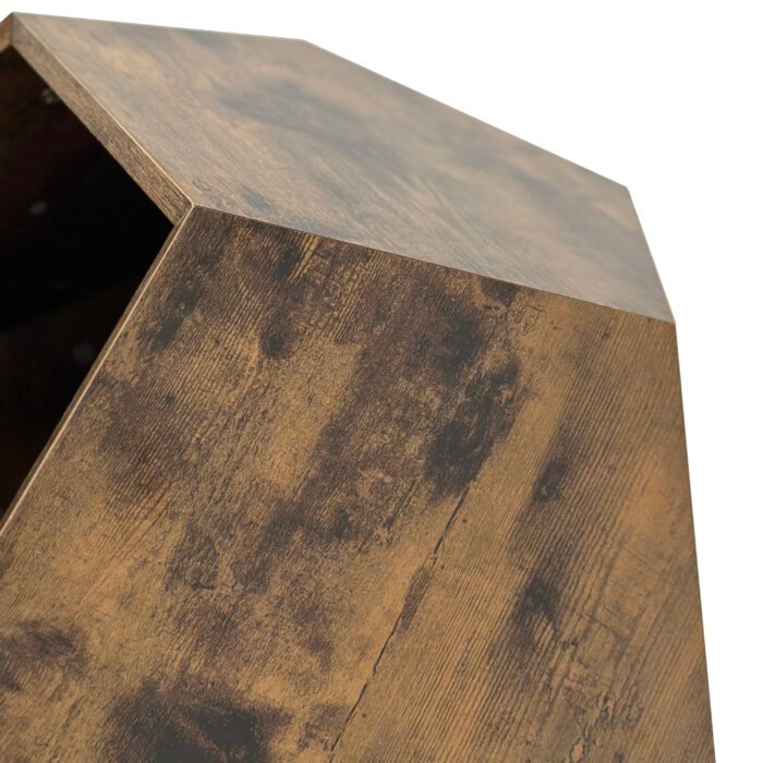 Modern Pet Furniture Cat Kennel Side Table MDF Multi-Purpose Furniture Antique Wood Color - Image 12