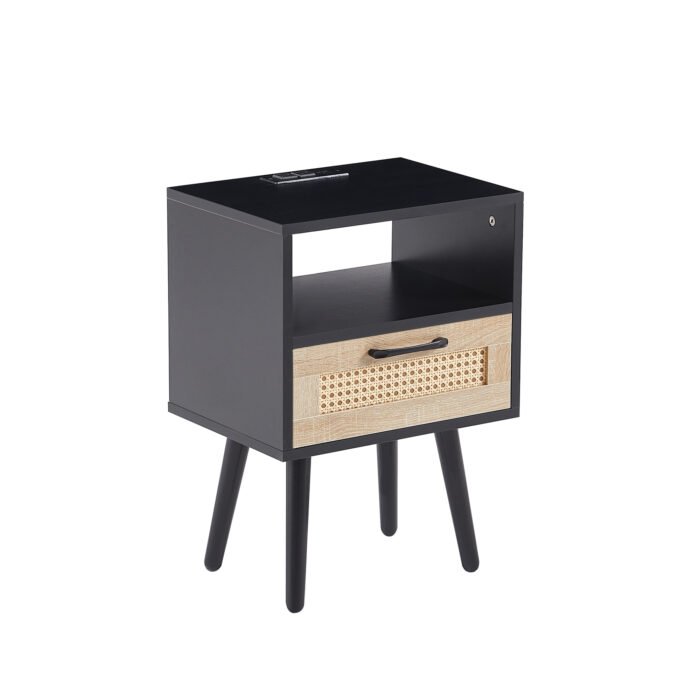 Armando Living Room Side Cabinet Corner Cabinet Bedroom Night Stand - Image 5