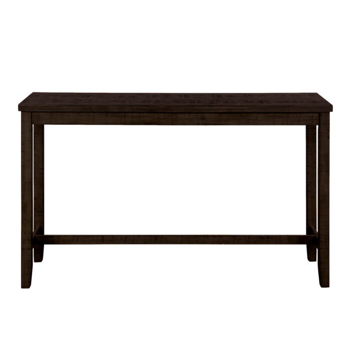 TOPMAX 4 Pieces Bar Table with Fabric Padded Stools, Brown - Image 16